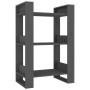 Regal/Raumteiler aus grauem Kiefernholz, 60 x 35 x 91 cm von vidaXL, Bücherregale und Regale - Ref: Foro24-813881, Preis: 36,...