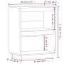 Solid white pine wood console table 60x34x75 cm by vidaXL, Sideboards - Ref: Foro24-813820, Price: 56,65 €, Discount: %