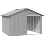 Hundehütte verzinkter Stahl grau 116,5x153x81,5 cm von vidaXL, Hundehütten - Ref: Foro24-171542, Preis: 100,01 €, Rabatt: %