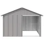 Galvanized steel gray dog house 116.5x153x81.5 cm by vidaXL, Dog kennels - Ref: Foro24-171542, Price: 98,06 €, Discount: %