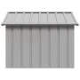 Galvanized steel gray dog house 116.5x153x81.5 cm by vidaXL, Dog kennels - Ref: Foro24-171542, Price: 98,06 €, Discount: %