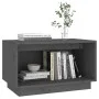 TV-Schrank aus massivem Kiefernholz, grau, 60 x 35 x 35 cm von vidaXL, TV-Möbel - Ref: Foro24-813826, Preis: 33,37 €, Rabatt: %