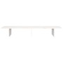 Solid white pine wood monitor stand 100x27x15 cm by vidaXL, Computer bases and risers - Ref: Foro24-813980, Price: 34,68 €, D...