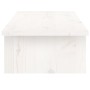 Solid white pine wood monitor stand 100x27x15 cm by vidaXL, Computer bases and risers - Ref: Foro24-813980, Price: 34,68 €, D...