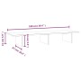 Solid white pine wood monitor stand 100x27x15 cm by vidaXL, Computer bases and risers - Ref: Foro24-813980, Price: 34,68 €, D...