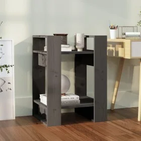 Pine wood gray shelf/space divider 41x35x57 cm by vidaXL, Bookcases and shelves - Ref: Foro24-813856, Price: 30,06 €, Discoun...