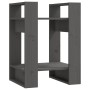 Regal/Raumteiler aus grauem Kiefernholz 41x35x57 cm von vidaXL, Bücherregale und Regale - Ref: Foro24-813856, Preis: 30,36 €,...