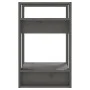 Pine wood gray shelf/space divider 41x35x57 cm by vidaXL, Bookcases and shelves - Ref: Foro24-813856, Price: 30,06 €, Discoun...