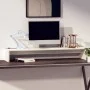 Soporte de monitor madera maciza de pino blanco 100x27x15 cm de vidaXL, Muebles TV - Ref: Foro24-813930, Precio: 31,53 €, Des...