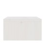Soporte de monitor madera maciza de pino blanco 100x27x15 cm de vidaXL, Muebles TV - Ref: Foro24-813930, Precio: 32,11 €, Des...