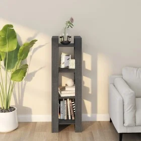Regal/Raumteiler aus grauem Kiefernholz, 41 x 35 x 125 cm von vidaXL, Bücherregale und Regale - Ref: Foro24-813866, Preis: 45...