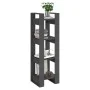 Gray pine wood shelving/space divider 41x35x125 cm by vidaXL, Bookcases and shelves - Ref: Foro24-813866, Price: 45,11 €, Dis...