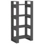 Graues Massivholzregal/Raumteiler 60x35x125 cm von vidaXL, Bücherregale und Regale - Ref: Foro24-813886, Preis: 62,96 €, Raba...