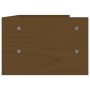 Solid pine wood monitor stand in honey brown color, measuring 50x24x16 cm. by vidaXL, Computer bases and risers - Ref: Foro24...