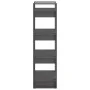 Gray solid wood shelving/space divider 60x35x125 cm by vidaXL, Bookcases and shelves - Ref: Foro24-813886, Price: 62,24 €, Di...