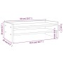 Solid pine wood monitor stand in honey brown color, measuring 50x24x16 cm. by vidaXL, Computer bases and risers - Ref: Foro24...