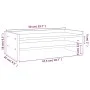Solid pine wood monitor stand in honey brown color, measuring 50x24x16 cm. by vidaXL, Computer bases and risers - Ref: Foro24...