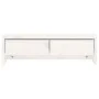 Solid white pine wood monitor stand 50x27x15 cm by vidaXL, Computer bases and risers - Ref: Foro24-813955, Price: 38,15 €, Di...