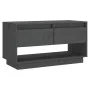 Mueble de TV de madera maciza de pino gris 74x34x40 cm de vidaXL, Muebles TV - Ref: Foro24-813841, Precio: 47,36 €, Descuento: %