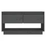 Gray pine solid wood TV cabinet 74x34x40 cm by vidaXL, TV Furniture - Ref: Foro24-813841, Price: 47,36 €, Discount: %