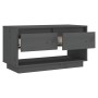 TV-Schrank aus massivem Kiefernholz, grau, 74 x 34 x 40 cm von vidaXL, TV-Möbel - Ref: Foro24-813841, Preis: 56,30 €, Rabatt: %
