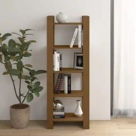 Honey brown wooden shelf/space divider 60x35x160 cm by vidaXL, Bookcases and shelves - Ref: Foro24-813892, Price: 59,42 €, Di...