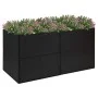 Black synthetic rattan planter 157x80x80 cm by vidaXL, Pots and planters - Ref: Foro24-319174, Price: 135,98 €, Discount: %