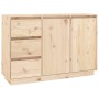 Sideboard aus massivem Kiefernholz, 111 x 34 x 75 cm von vidaXL, Sideboards - Ref: Foro24-813804, Preis: 143,75 €, Rabatt: %