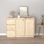 Sideboard aus massivem Kiefernholz, 111 x 34 x 75 cm von vidaXL, Sideboards - Ref: Foro24-813804, Preis: 143,75 €, Rabatt: %