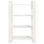 Shelf / room divider made of white pine wood 80x35x125 cm by vidaXL, Bookcases and shelves - Ref: Foro24-813905, Price: 59,64...