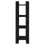 Shelf / space divider made of black pine wood 41x35x125 cm by vidaXL, Bookcases and shelves - Ref: Foro24-813868, Price: 45,1...
