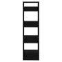 Shelf / space divider made of black pine wood 41x35x125 cm by vidaXL, Bookcases and shelves - Ref: Foro24-813868, Price: 45,1...