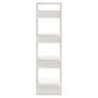 Estantería/divisor de espacios madera pino blanco 41x35x125 cm de vidaXL, Librerías y estanterías - Ref: Foro24-813865, Preci...