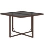 Garden dining set 9 pieces and brown synthetic rattan cushions by vidaXL, Garden sets - Ref: Foro24-3095514, Price: 462,50 €,...