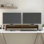 Monitor stand solid pine wood honey brown 100x24x16 cm by vidaXL, Computer bases and risers - Ref: Foro24-813992, Price: 31,9...