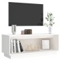 Massiver TV-Schrank aus weißem Kiefernholz, 90 x 35 x 35 cm von vidaXL, TV-Möbel - Ref: Foro24-813830, Preis: 43,90 €, Rabatt: %