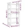 Solid wood shelving/space divider 80x35x160 cm by vidaXL, Bookcases and shelves - Ref: Foro24-813909, Price: 90,13 €, Discoun...