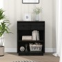Solid black pine wood console table 60x34x75 cm by vidaXL, Sideboards - Ref: Foro24-813838, Price: 62,40 €, Discount: %