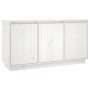 Aparador de madera maciza de pino blanco 111x34x60 cm by vidaXL, Sideboards - Ref: Foro24-813810, Price: 152,33 €, Discount: %