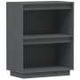 Solid gray pine wood console table 60x34x75 cm by vidaXL, Sideboards - Ref: Foro24-813821, Price: 56,97 €, Discount: %