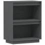 Solid gray pine wood console table 60x34x75 cm by vidaXL, Sideboards - Ref: Foro24-813821, Price: 56,25 €, Discount: %