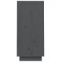 Solid gray pine wood console table 60x34x75 cm by vidaXL, Sideboards - Ref: Foro24-813821, Price: 56,25 €, Discount: %