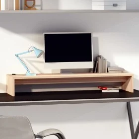 Solid pine wood monitor stand 100x27x15 cm by vidaXL, TV Furniture - Ref: Foro24-813929, Price: 27,41 €, Discount: %