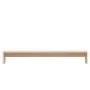 Solid pine wood monitor stand 100x27x15 cm by vidaXL, TV Furniture - Ref: Foro24-813929, Price: 27,81 €, Discount: %