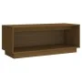 Honigbrauner TV-Schrank aus massivem Kiefernholz, 90 x 35 x 35 cm von vidaXL, TV-Möbel - Ref: Foro24-813832, Preis: 40,95 €, ...