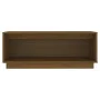 Honigbrauner TV-Schrank aus massivem Kiefernholz, 90 x 35 x 35 cm von vidaXL, TV-Möbel - Ref: Foro24-813832, Preis: 40,95 €, ...
