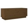 Honigbrauner TV-Schrank aus massivem Kiefernholz, 90 x 35 x 35 cm von vidaXL, TV-Möbel - Ref: Foro24-813832, Preis: 41,37 €, ...