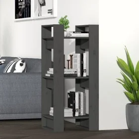 Pine wood gray shelf/space divider 41x35x91 cm by vidaXL, Bookcases and shelves - Ref: Foro24-813861, Price: 36,91 €, Discoun...