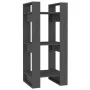Pine wood gray shelf/space divider 41x35x91 cm by vidaXL, Bookcases and shelves - Ref: Foro24-813861, Price: 36,91 €, Discoun...
