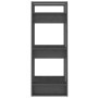 Pine wood gray shelf/space divider 41x35x91 cm by vidaXL, Bookcases and shelves - Ref: Foro24-813861, Price: 36,91 €, Discoun...